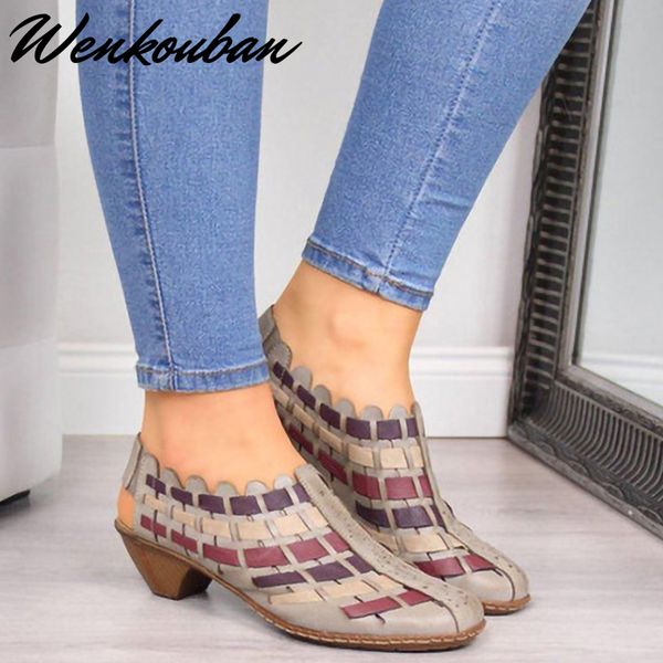 women gladiator summer fashion stitching ladies heel female casual wedges sandals sandalias mujer y200620, Black
women gladiator summer fashion stitching ladies heel female casual wedges sandals sandalias mujer y200620, Black