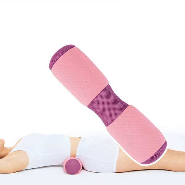 Fitness Massage Pilates Yoga Waist Neck Back Pillow Yoga Block Roller Rebound Breathable Cloth Memory Foam Pillow Cervical