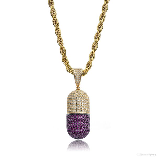 new hip hop colorful pill bottle shape necklace can open capsules pendant cubic zircon necklace iced out detachable unisex, Silver
new hip hop colorful pill bottle shape necklace can open capsules pendant cubic zircon necklace iced out detachable unisex, Silver