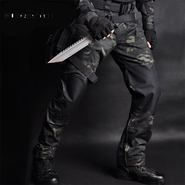 men's tactical cargo pants joggers combat swat army long trousers camo pockets stretch flexible casual sweatpants, Black
men's tactical cargo pants joggers combat swat army long trousers camo pockets stretch flexible casual sweatpants, Black