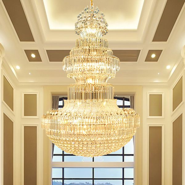 european luxury crystal chandeliers light fixture led modern big american chandelier l hall lobby home indoor lighting dia80cm / 100cm
european luxury crystal chandeliers light fixture led modern big american chandelier l hall lobby home indoor lighting dia80cm / 100cm