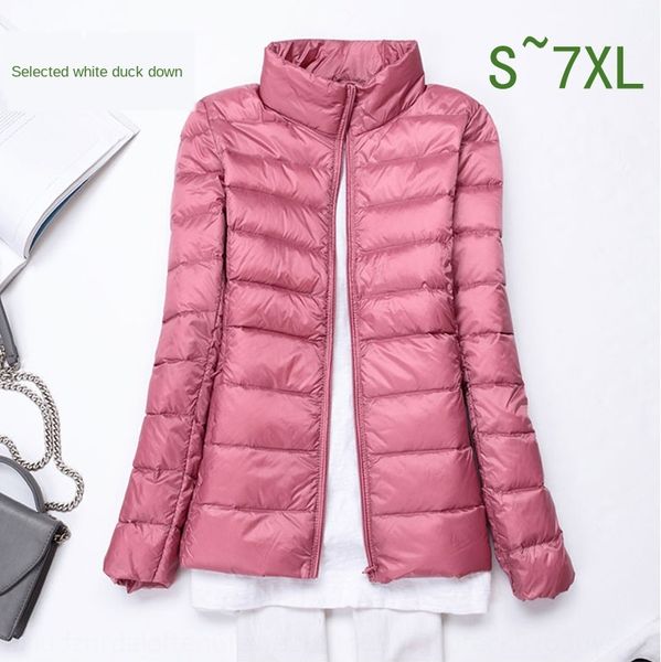 spring and winter lightweight coat solid down jacket color stand collar slim l women's short down jacket, Black
spring and winter lightweight coat solid down jacket color stand collar slim l women's short down jacket, Black