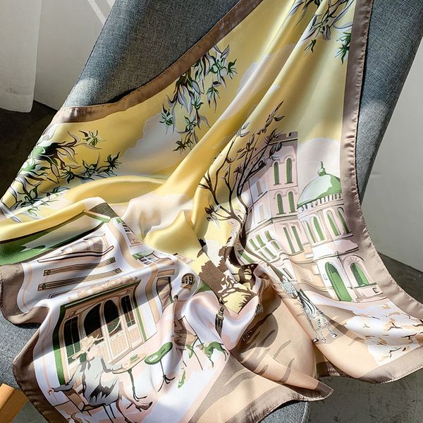 koi leaping 2020 woman fashion graffiti pattern printing 70x70cm small square scarf silk scarf scarves headscarf gift, Blue;gray
koi leaping 2020 woman fashion graffiti pattern printing 70x70cm small square scarf silk scarf scarves headscarf gift, Blue;gray