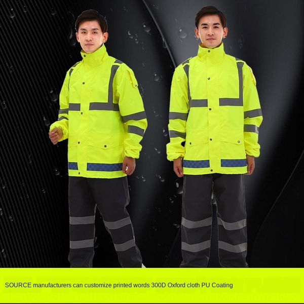 fluorescent yellow double-layer traffic duty oxford cloth reflective raincoat suit 300d oxford cloth pu coating, Red;brown
fluorescent yellow double-layer traffic duty oxford cloth reflective raincoat suit 300d oxford cloth pu coating, Red;brown