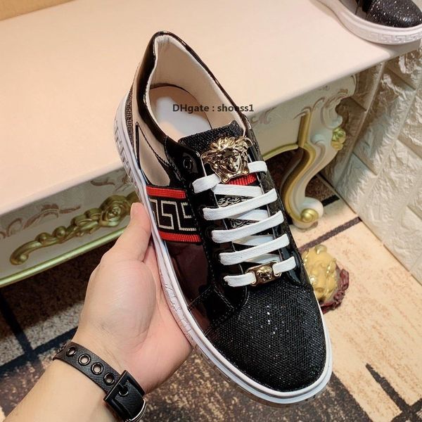 2021-2020w high -quality fashion embossed leather low -casual men 's tide shoes ,stylish and comfortable flat -bottom sneakers ,si, Black
2021-2020w high -quality fashion embossed leather low -casual men 's tide shoes ,stylish and comfortable flat -bottom sneakers ,si, Black