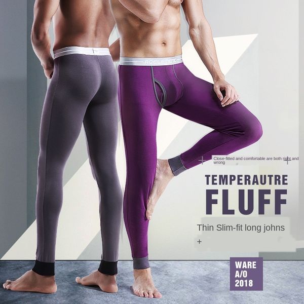 2019 new men's single thin autumn warm tight tight pants slim modal warm pants autumn and winter thin leggings, Black;brown
2019 new men's single thin autumn warm tight tight pants slim modal warm pants autumn and winter thin leggings, Black;brown