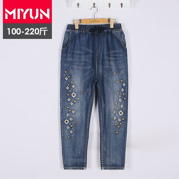 pq9hm 2020 summer wear slim ankle-length pants extra fat extra large and embroidered jeans washable all-match embroidered jeans large size w, Blue
pq9hm 2020 summer wear slim ankle-length pants extra fat extra large and embroidered jeans washable all-match embroidered jeans large size w, Blue