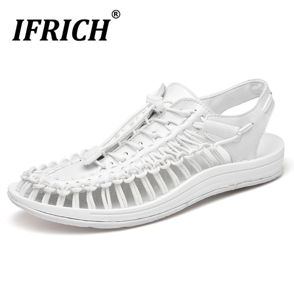 2020 new luxury men sandals hand made men braided beach shoes breathable fretwork sandals elastic band casual mens, Black
2020 new luxury men sandals hand made men braided beach shoes breathable fretwork sandals elastic band casual mens, Black