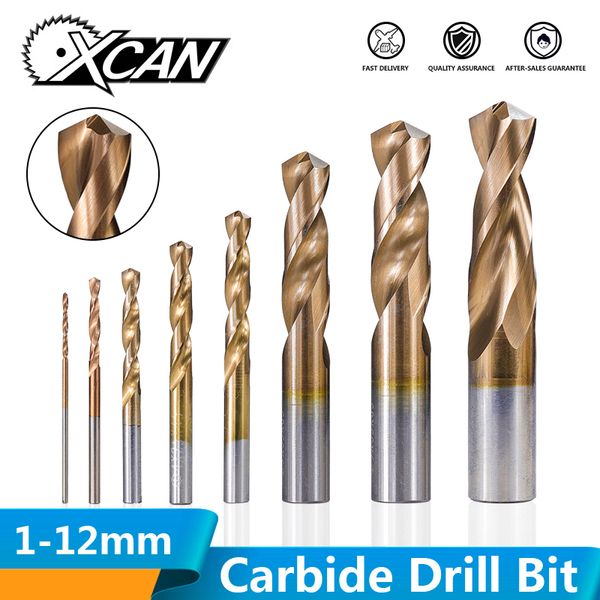 xcan 1pc tungsten carbide drill bit 1.0-12mm ticn coated metalworking monolithic drill for cnc lathe machine twist bit
xcan 1pc tungsten carbide drill bit 1.0-12mm ticn coated metalworking monolithic drill for cnc lathe machine twist bit
