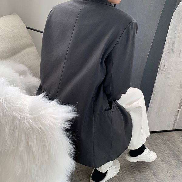 xiao xiang stared 2020 spring and autumn new boyfriend style gray loose casual coat suit women's suit coat 1398, White;black
xiao xiang stared 2020 spring and autumn new boyfriend style gray loose casual coat suit women's suit coat 1398, White;black