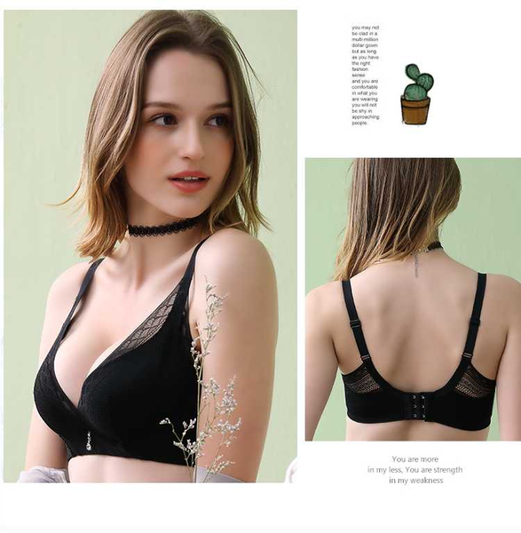 the new unribbed lace collection comfortable skin-friendly cotton underwear b cup breathable soft bra woman, Red;black
the new unribbed lace collection comfortable skin-friendly cotton underwear b cup breathable soft bra woman, Red;black