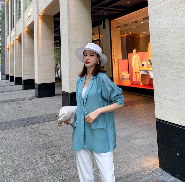 summer new korean style suit slimming bubble seven-quarter sleeve large size women coat 's thin small suit sunscreen coat for women, White;black
summer new korean style suit slimming bubble seven-quarter sleeve large size women coat 's thin small suit sunscreen coat for women, White;black