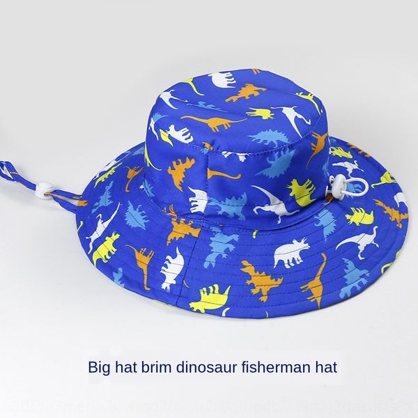 children's dinosaur printed big brim baby fisherman's summer new children's sun bucket bucket hat boy sun basin hat, Blue;gray
children's dinosaur printed big brim baby fisherman's summer new children's sun bucket bucket hat boy sun basin hat, Blue;gray
