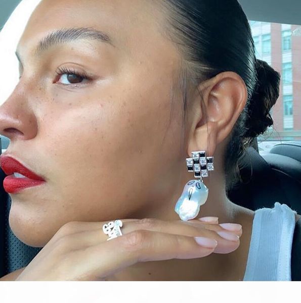 jiwinaia jewelry fashionable earrings baroque natural pearl earrings spider ghost hand painted street net red earrings female, Silver
jiwinaia jewelry fashionable earrings baroque natural pearl earrings spider ghost hand painted street net red earrings female, Silver