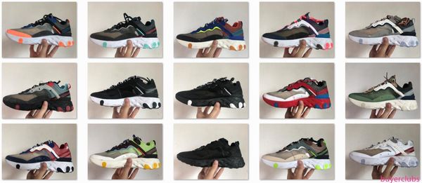 2019 new quality epic react element upcoming elemental reaction 87 undercover men women designer running sneakers 55 & 87, Black;green
2019 new quality epic react element upcoming elemental reaction 87 undercover men women designer running sneakers 55 & 87, Black;green