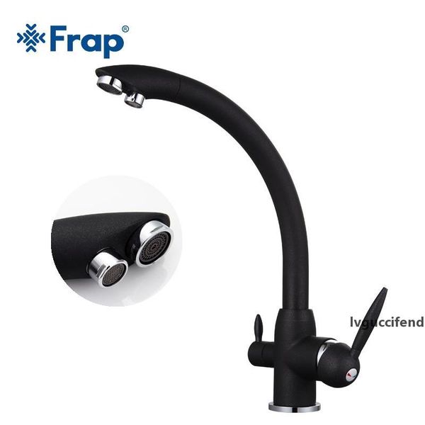 frap new arrival black kitchen sink faucet mixer water tap 180 degree rotation with water purification features 5 colors f4399 t200424
frap new arrival black kitchen sink faucet mixer water tap 180 degree rotation with water purification features 5 colors f4399 t200424