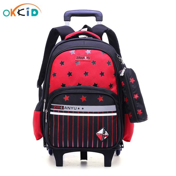 okkid stair climbing trolley school backpack for girls detachable rolling backpack kids book bag children school bags on wheels
okkid stair climbing trolley school backpack for girls detachable rolling backpack kids book bag children school bags on wheels