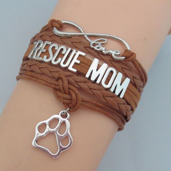 fashion bracelet infinity love bears bracelet rescue mom bracelets brown leather bracelet rescue mom bangle, Golden;silver
fashion bracelet infinity love bears bracelet rescue mom bracelets brown leather bracelet rescue mom bangle, Golden;silver