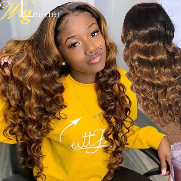 wigleader ombre human hair lace front wigs preplucked deep parting 13x6 lace frontal wigs wavy lace front wigs with baby hair, Black
wigleader ombre human hair lace front wigs preplucked deep parting 13x6 lace frontal wigs wavy lace front wigs with baby hair, Black