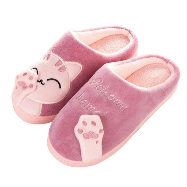 slippers women winter home cartoon cat non-slip warm indoor bedroom floor shoes woman plush faux fur slides zapato#yl10, Black
slippers women winter home cartoon cat non-slip warm indoor bedroom floor shoes woman plush faux fur slides zapato#yl10, Black