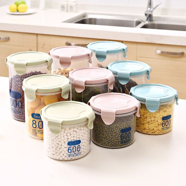kitchen stackable plastic sealed storage box grain cereal storage tank dry goods jar
kitchen stackable plastic sealed storage box grain cereal storage tank dry goods jar