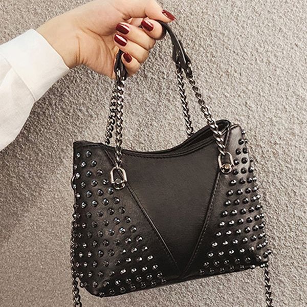 vintage rivet плеча сумки женский маленькие сумки для женщин сумки панк сумки из кожи женщин сумки посыльного кошельки цепь сцепления
vintage rivet плеча сумки женский маленькие сумки для женщин сумки панк сумки из кожи женщин сумки посыльного кошельки цепь сцепления