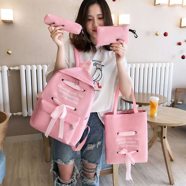 vlubj стьюдент schoolbag женской корейский стиль модного младший ученик средней школы холст рюкзак четыре предмета набора из четырех чехлов
vlubj стьюдент schoolbag женской корейский стиль модного младший ученик средней школы холст рюкзак четыре предмета набора из четырех чехлов