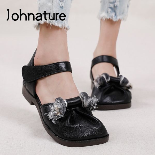 johnature retro women sandals genuine leather 2020 new summer women shoes hook & loop sewing flat with casual ladies sandals, Black
johnature retro women sandals genuine leather 2020 new summer women shoes hook & loop sewing flat with casual ladies sandals, Black