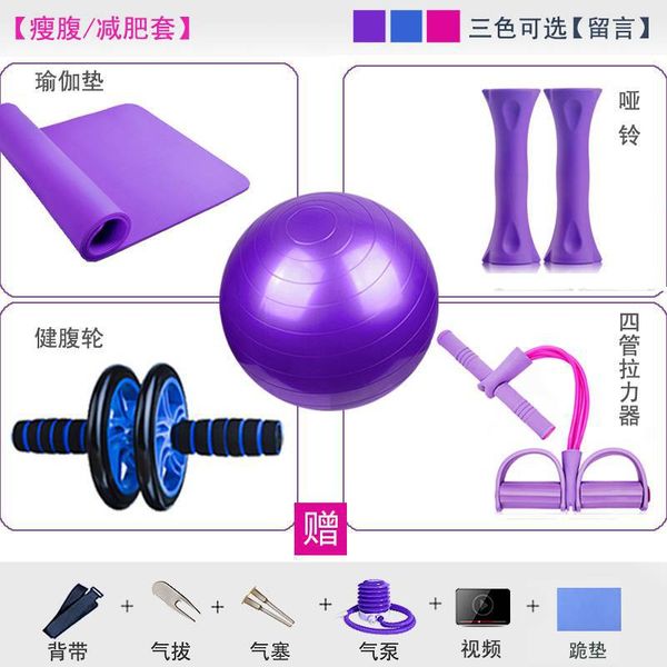 ball beginners women's thick widened lengthened anti-slip gymnastic mat three-piece set-chest expander power roller
ball beginners women's thick widened lengthened anti-slip gymnastic mat three-piece set-chest expander power roller