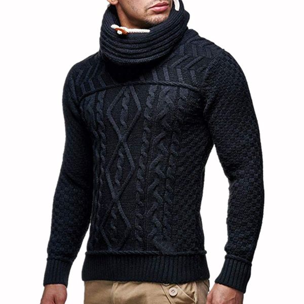 men's sweaters turtleneck half cotton pullover autumn winter warm comfortable slim fit solid long sleeve clothes knitted casual, White;black
men's sweaters turtleneck half cotton pullover autumn winter warm comfortable slim fit solid long sleeve clothes knitted casual, White;black
