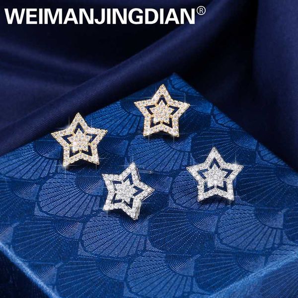 weimanjingdian new arrival sparkling cubic zirconia cz zircon crystal star stud earrings for women or girls, Golden;silver
weimanjingdian new arrival sparkling cubic zirconia cz zircon crystal star stud earrings for women or girls, Golden;silver