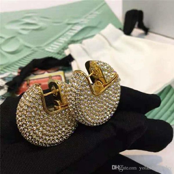 High End Women Earrings Yellow Gold Plated Full CZ Cubic Earrings Hoops for Girls Women for Party Wedding Nice Gift
High End Women Earrings Yellow Gold Plated Full CZ Cubic Earrings Hoops for Girls Women for Party Wedding Nice Gift