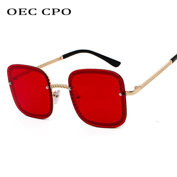 oec cpo luxury rimless sunglasses women 2020 fashion famous square ladies oversized sun glasses for female gafas o254, White;black
oec cpo luxury rimless sunglasses women 2020 fashion famous square ladies oversized sun glasses for female gafas o254, White;black