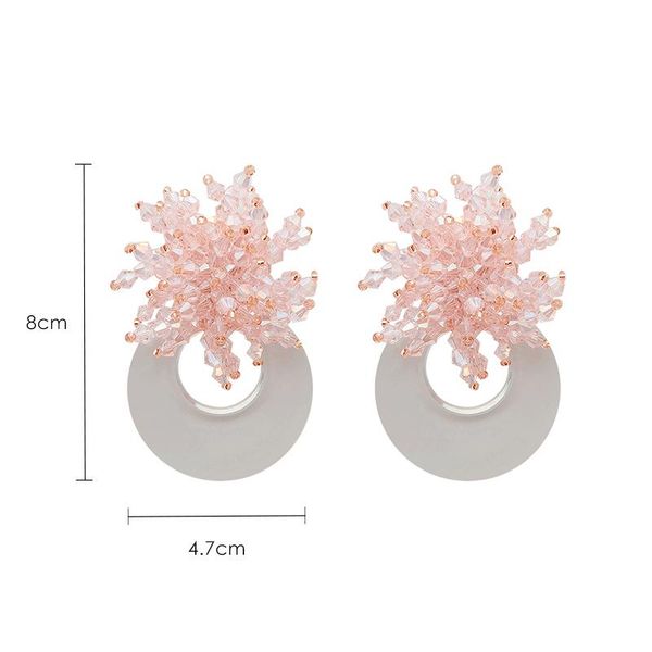 sweet artificial crystal beaded flower earrings girl romantic weave flower geometric female earrings j190630, Golden
sweet artificial crystal beaded flower earrings girl romantic weave flower geometric female earrings j190630, Golden