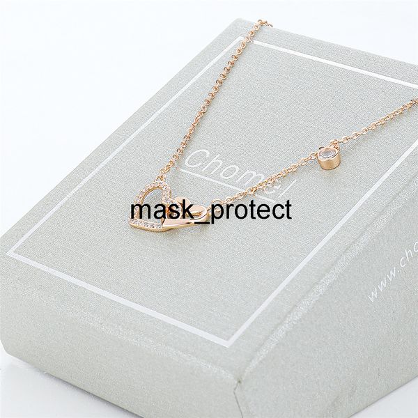 singapore chomel necklace women's double heart-shaped pendant choker temperament tiktok recommended the same style, Black
singapore chomel necklace women's double heart-shaped pendant choker temperament tiktok recommended the same style, Black