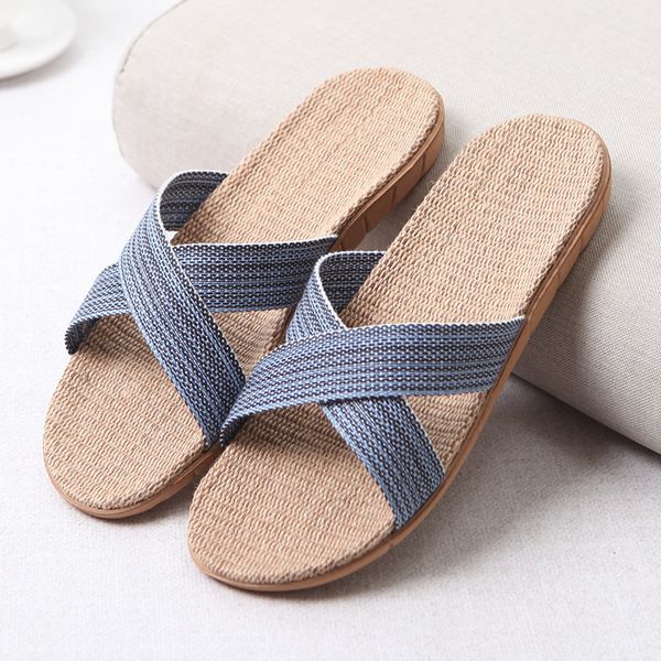 2020 new men's summer slippers flats breathable linen casual sandals home bathroom non-slip flip flops indoor flax shoes pantufa, Black
2020 new men's summer slippers flats breathable linen casual sandals home bathroom non-slip flip flops indoor flax shoes pantufa, Black