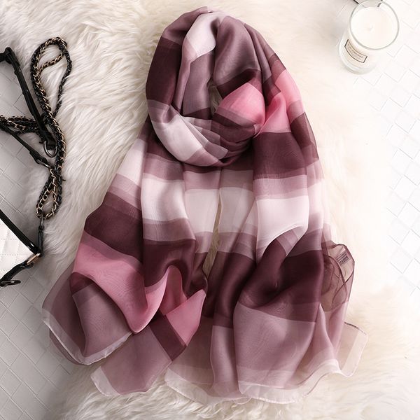 2020 new women's long scarf fashion lady stripe silk scarves print shawls and wraps foulard bandana hijab, Blue;gray
2020 new women's long scarf fashion lady stripe silk scarves print shawls and wraps foulard bandana hijab, Blue;gray