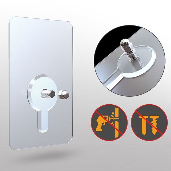 2pcs/bag self adhesive wall nails non-trace stick wall hook transparent strong adhesive screw nail durable practical
2pcs/bag self adhesive wall nails non-trace stick wall hook transparent strong adhesive screw nail durable practical