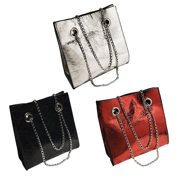 новый большой tote bag женский выброс crack цепи плеча мешок pu кожаный большой емкости для мобильных дамы сумки для женщин
новый большой tote bag женский выброс crack цепи плеча мешок pu кожаный большой емкости для мобильных дамы сумки для женщин