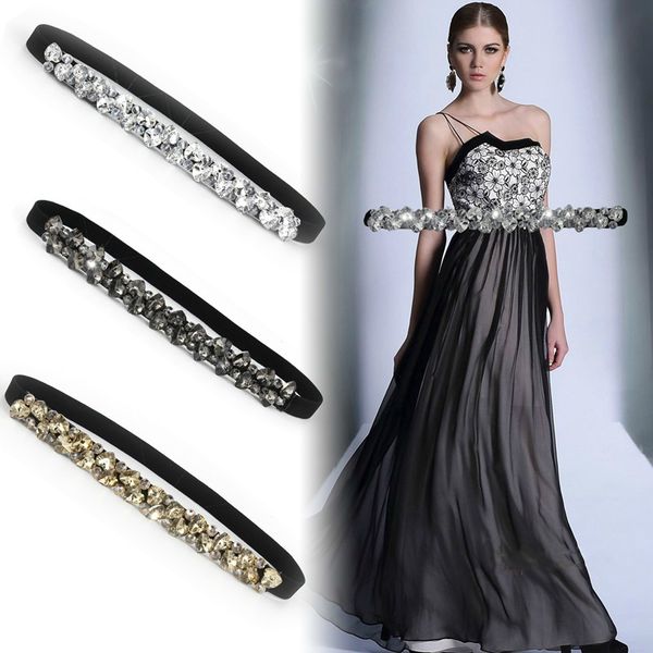 fashion elastic corset belt for women glass crystal ladies thin rhinestone inlaid belt narrow waist girdle waistband ceinture, Black;brown
fashion elastic corset belt for women glass crystal ladies thin rhinestone inlaid belt narrow waist girdle waistband ceinture, Black;brown