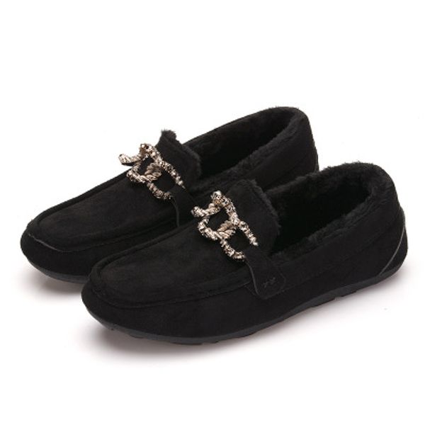 2020 winter new women's plus velvet casual wild wool shoes one pedal flat heel warm large size female flat shoes, Black
2020 winter new women's plus velvet casual wild wool shoes one pedal flat heel warm large size female flat shoes, Black