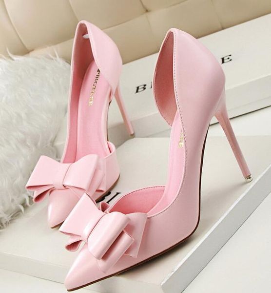 zhenzhou pumps 2019 fashion show sweet bow high heels stiletto high heel shallow mouth pointed side hollow shoes women, Black
zhenzhou pumps 2019 fashion show sweet bow high heels stiletto high heel shallow mouth pointed side hollow shoes women, Black