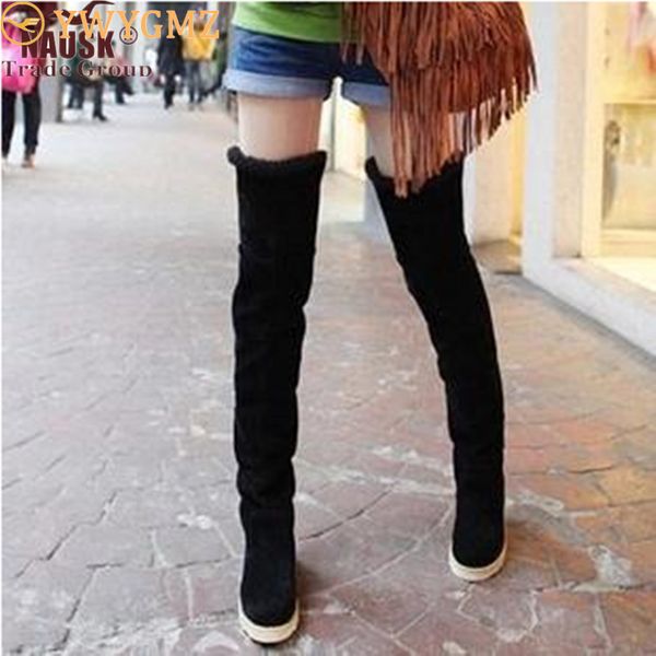 nausk models snow boots women over the knee shoes female in tube long boots feminino zapatos mujer bota size 35-41, Black
nausk models snow boots women over the knee shoes female in tube long boots feminino zapatos mujer bota size 35-41, Black