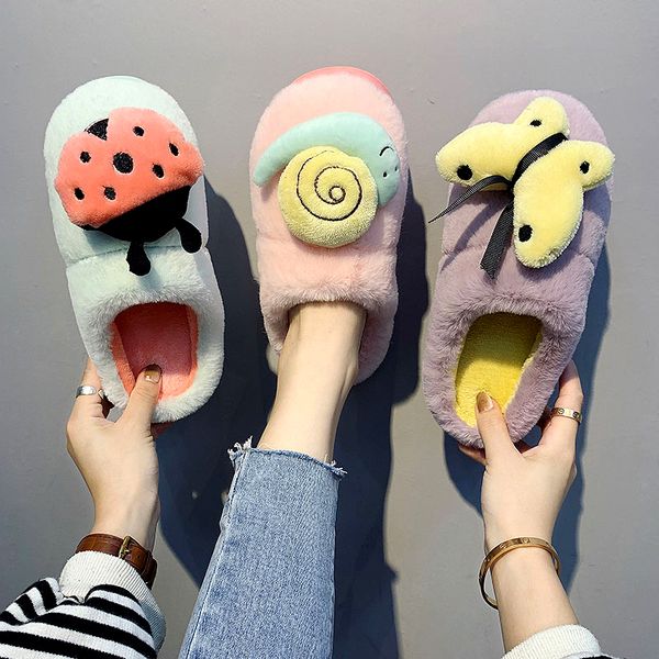 slippers winter the warm women flat shoes lovers home indoor anti-skid thick bottom cartoon cute, Black
slippers winter the warm women flat shoes lovers home indoor anti-skid thick bottom cartoon cute, Black