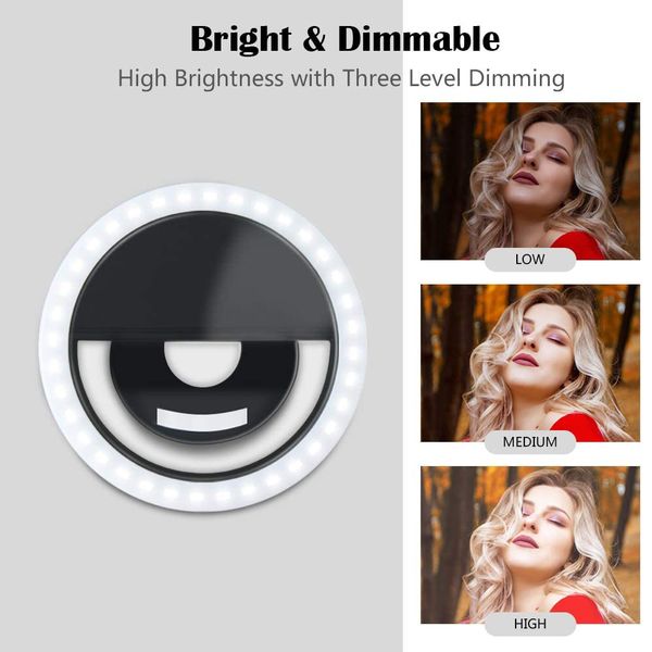 quality10pcs universal mini led selfie ring light portable circle clip-on makeup fill light usb selfie ring lamp for all mobile
quality10pcs universal mini led selfie ring light portable circle clip-on makeup fill light usb selfie ring lamp for all mobile