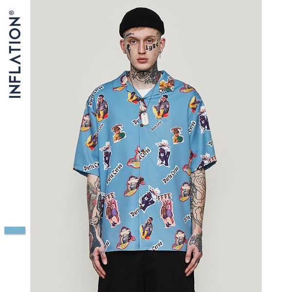 inf men's wear | spring and summer 2020 new fashion brand retro spoof character full version digital printing loose men's shirt, White;black
inf men's wear | spring and summer 2020 new fashion brand retro spoof character full version digital printing loose men's shirt, White;black
