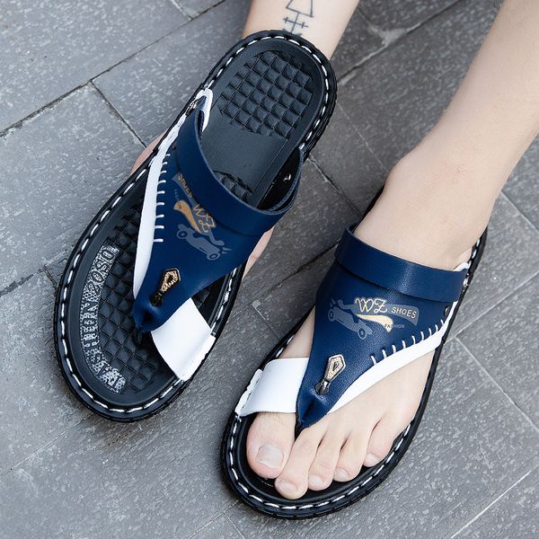 fashion casual men beach sandals handmade genuine leather summer shoes retro sewing classics men footwear zapatos hombre, Black
fashion casual men beach sandals handmade genuine leather summer shoes retro sewing classics men footwear zapatos hombre, Black