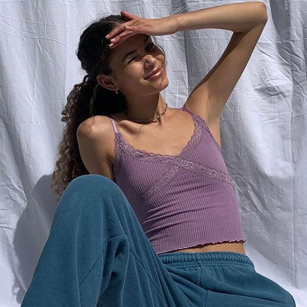 patchwork lace cross summer crop women plain pink casual cropped purple tank spaghetti straps sleeveless, White;red
patchwork lace cross summer crop women plain pink casual cropped purple tank spaghetti straps sleeveless, White;red