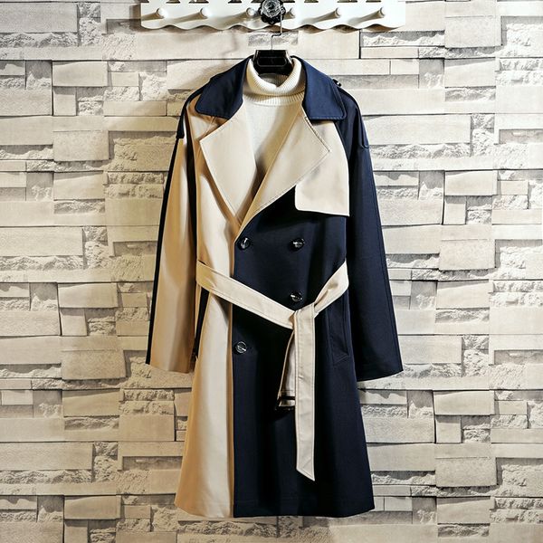 frige 2019 autumn street men's casual mid-length fashionable color matching european and korean loose large size windbreaker windbreake, Tan;black
frige 2019 autumn street men's casual mid-length fashionable color matching european and korean loose large size windbreaker windbreake, Tan;black