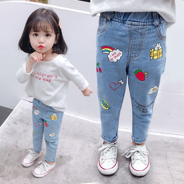 9okfq fashionable jeans pants panty autumn 2020 new style foreign style children's elastic printing outer wear pants women's child, Blue
9okfq fashionable jeans pants panty autumn 2020 new style foreign style children's elastic printing outer wear pants women's child, Blue